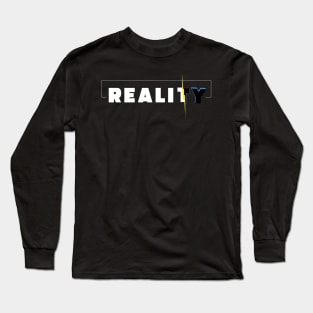 Reality glitch Long Sleeve T-Shirt